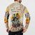 African Button Sweatshirt Civil Rights Female Leaders Sunflower