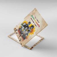 African Canvas Wall Art Civil Rights Female Leaders Sunflower