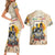 African Couples Matching Short Sleeve Bodycon Dress and Hawaiian Shirt Civil Rights Female Leaders Sunflower