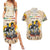 African Couples Matching Summer Maxi Dress and Hawaiian Shirt Civil Rights Female Leaders Sunflower