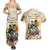 African Couples Matching Summer Maxi Dress and Hawaiian Shirt Civil Rights Female Leaders Sunflower