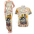 African Couples Matching Tank Maxi Dress and Hawaiian Shirt Civil Rights Female Leaders Sunflower