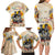 African Family Matching Long Sleeve Bodycon Dress and Hawaiian Shirt Civil Rights Female Leaders Sunflower