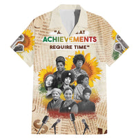 African Family Matching Mermaid Dress and Hawaiian Shirt Civil Rights Female Leaders Sunflower
