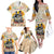 African Family Matching Off The Shoulder Long Sleeve Dress and Hawaiian Shirt Civil Rights Female Leaders Sunflower
