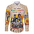 African Family Matching Off The Shoulder Long Sleeve Dress and Hawaiian Shirt Civil Rights Female Leaders Sunflower