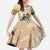 African Family Matching Off Shoulder Maxi Dress and Hawaiian Shirt Civil Rights Female Leaders Sunflower
