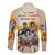 African Family Matching Off Shoulder Maxi Dress and Hawaiian Shirt Civil Rights Female Leaders Sunflower