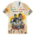 African Family Matching Puletasi and Hawaiian Shirt Civil Rights Female Leaders Sunflower