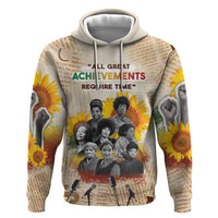 African Hoodie Civil Rights Female Leaders Sunflower