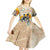 African Kid Short Sleeve Dress Civil Rights Female Leaders Sunflower