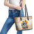 African Leather Tote Bag Civil Rights Female Leaders Sunflower