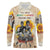 African Long Sleeve Polo Shirt Civil Rights Female Leaders Sunflower