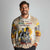 African Long Sleeve Polo Shirt Civil Rights Female Leaders Sunflower
