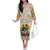 African Off The Shoulder Long Sleeve Dress Civil Rights Female Leaders Sunflower