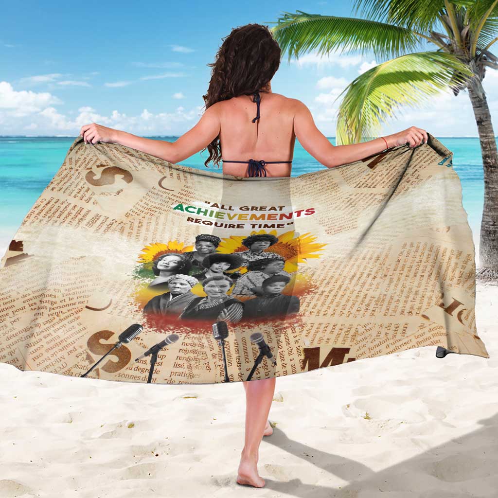 African Sarong Civil Rights Female Leaders Sunflower