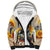 African Sherpa Hoodie Civil Rights Female Leaders Sunflower