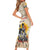 African Short Sleeve Bodycon Dress Civil Rights Female Leaders Sunflower