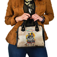 African Shoulder Handbag Civil Rights Female Leaders Sunflower