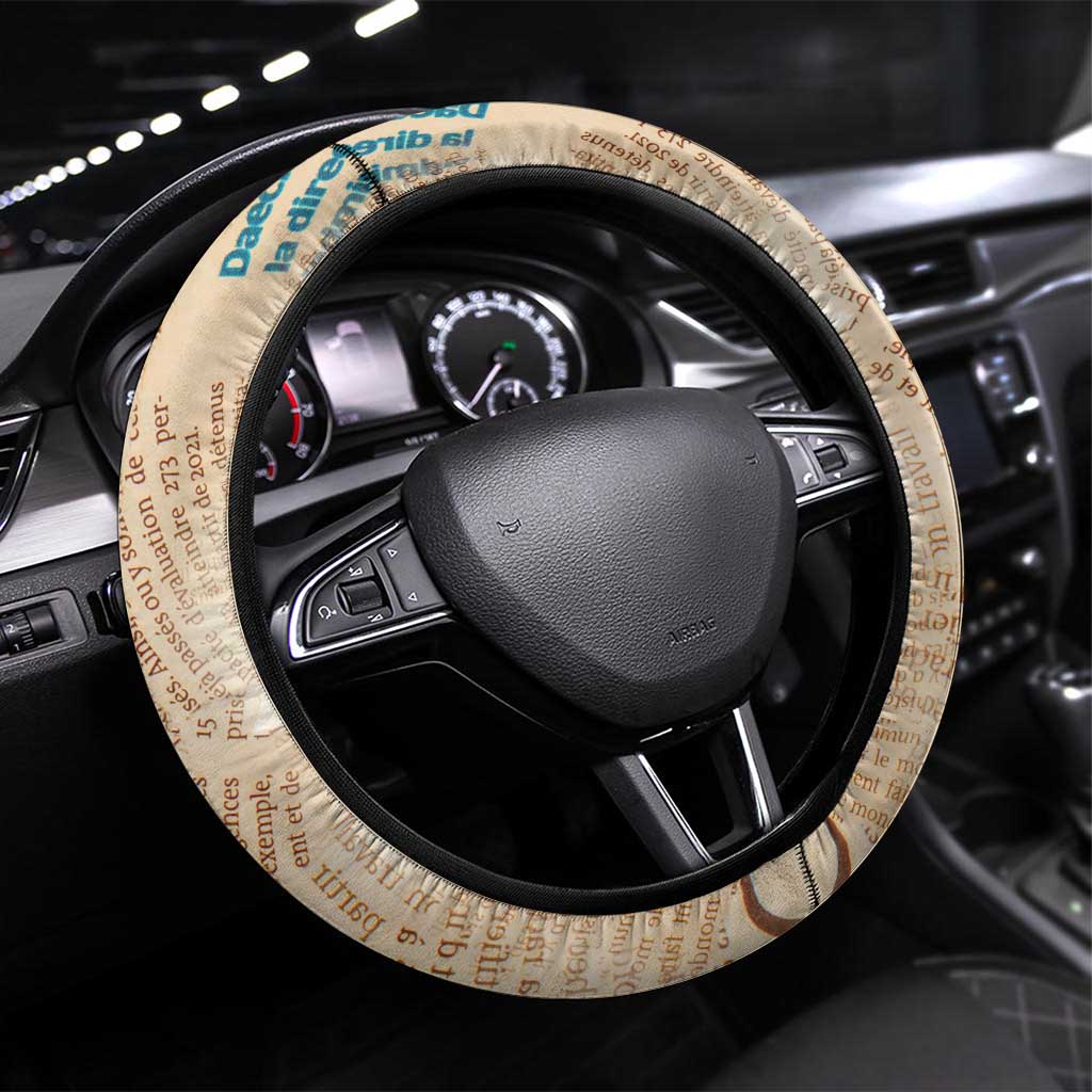 African Steering Wheel Cover Civil Rights Female Leaders Sunflower