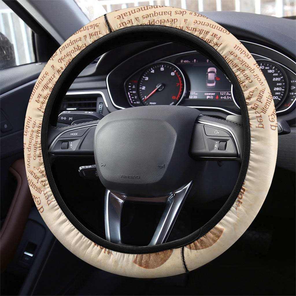 African Steering Wheel Cover Civil Rights Female Leaders Sunflower
