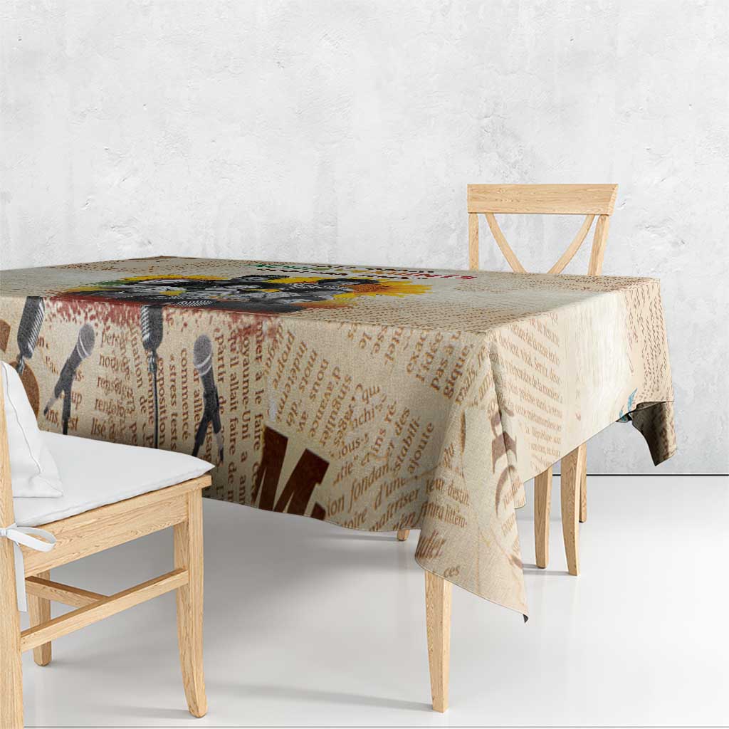 African Tablecloth Civil Rights Female Leaders Sunflower