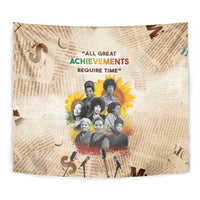 African Tapestry Civil Rights Female Leaders Sunflower