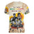 African Women V-Neck T-Shirt Civil Rights Female Leaders Sunflower