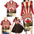 Personalized Canada Maple Leaf Family Matching Long Sleeve Bodycon Dress and Hawaiian Shirt Moose And Forest Retro Style