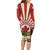 Personalized Canada Maple Leaf Family Matching Long Sleeve Bodycon Dress and Hawaiian Shirt Moose And Forest Retro Style
