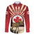 Personalized Canada Maple Leaf Family Matching Off Shoulder Maxi Dress and Hawaiian Shirt Moose And Forest Retro Style
