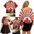 Personalized Canada Maple Leaf Family Matching Off Shoulder Short Dress and Hawaiian Shirt Moose And Forest Retro Style