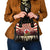 Personalized Canada Maple Leaf Shoulder Handbag Moose And Forest Retro Style