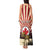 Personalized Canada Maple Leaf Tank Maxi Dress Moose And Forest Retro Style