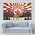 Personalized Canada Maple Leaf Tapestry Moose And Forest Retro Style