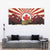 Personalized Canada Maple Leaf Tapestry Moose And Forest Retro Style