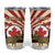 Personalized Canada Maple Leaf Tumbler Cup Moose And Forest Retro Style