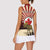Personalized Canada Maple Leaf Women Sleeveless Polo Shirt Moose And Forest Retro Style