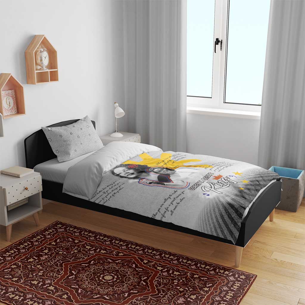 Coretta Scott King Bedding Set Honoring The Legacy Hand Draw Style