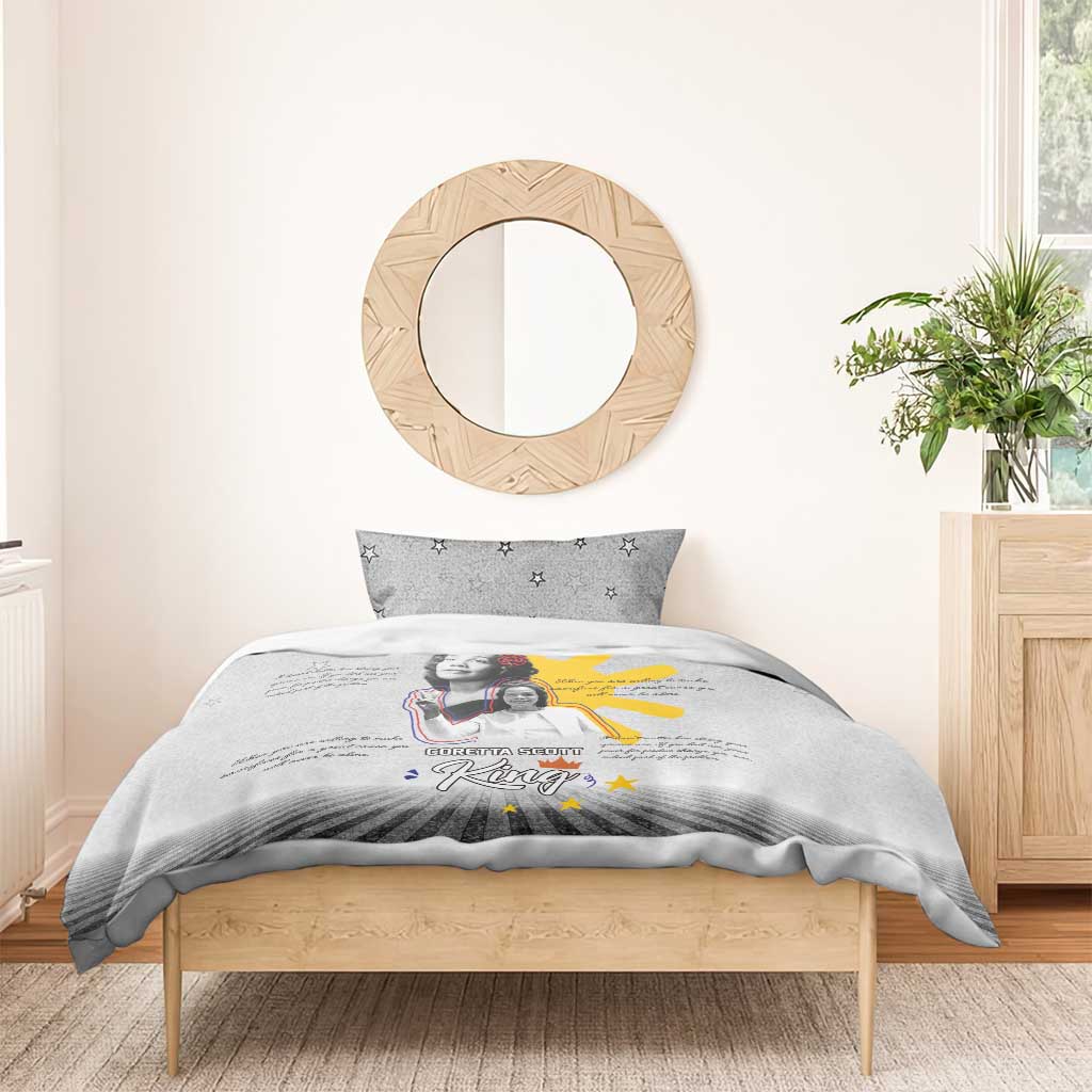 Coretta Scott King Bedding Set Honoring The Legacy Hand Draw Style