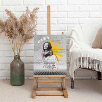 Coretta Scott King Canvas Wall Art Honoring The Legacy Hand Draw Style