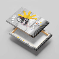 Coretta Scott King Canvas Wall Art Honoring The Legacy Hand Draw Style