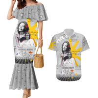 Coretta Scott King Couples Matching Mermaid Dress and Hawaiian Shirt Honoring The Legacy Hand Draw Style