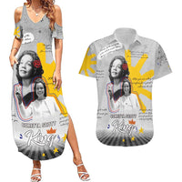 Coretta Scott King Couples Matching Summer Maxi Dress and Hawaiian Shirt Honoring The Legacy Hand Draw Style