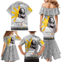 Coretta Scott King Family Matching Mermaid Dress and Hawaiian Shirt Honoring The Legacy Hand Draw Style