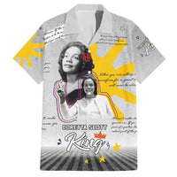 Coretta Scott King Family Matching Off Shoulder Maxi Dress and Hawaiian Shirt Honoring The Legacy Hand Draw Style