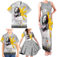 Coretta Scott King Family Matching Tank Maxi Dress and Hawaiian Shirt Honoring The Legacy Hand Draw Style