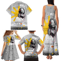 Coretta Scott King Family Matching Tank Maxi Dress and Hawaiian Shirt Honoring The Legacy Hand Draw Style