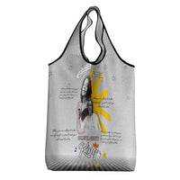 Coretta Scott King Grocery Bag Honoring The Legacy Hand Draw Style