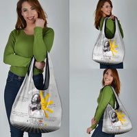 Coretta Scott King Grocery Bag Honoring The Legacy Hand Draw Style